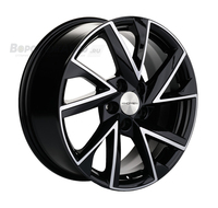 Khomen Wheels KHW1714 7*17 5/112 ET40 d57,1 Black-FP