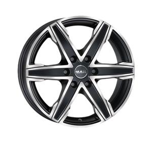 MAK King 6 6,5*16 6/139,7 ET10 d112 Ice Black